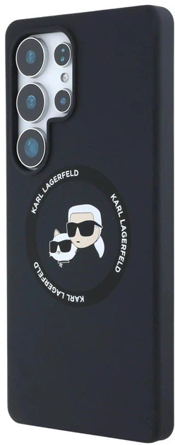 Etui Karl Lagerfeld Rhinestones Karl Head Logo do Samsung Galaxy S25 Ultra Black (3666339450175) - obraz 2