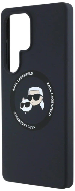 Etui Karl Lagerfeld Rhinestones Karl Head Logo do Samsung Galaxy S25 Ultra Black (3666339450175) - obraz 5