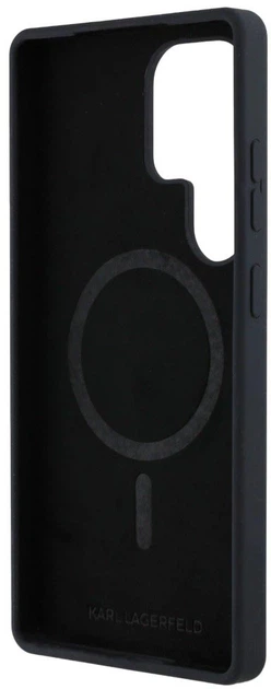 Etui Karl Lagerfeld Rhinestones Karl Head Logo do Samsung Galaxy S25 Ultra Black (3666339450175) - obraz 6