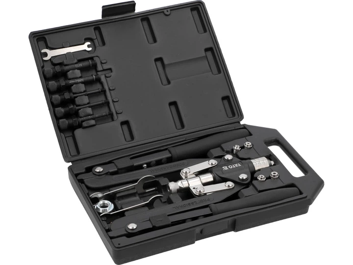 Заклепник важільний YATO набір 2 в 1 300-520 мм YT-36088 (5906083117282) - зображення 4