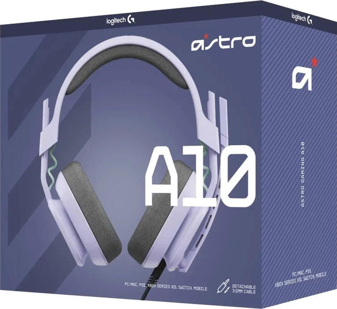 Навушники Logitech Astro Gaming A10 Gen 2 Lilac (939-002078) - зображення 8