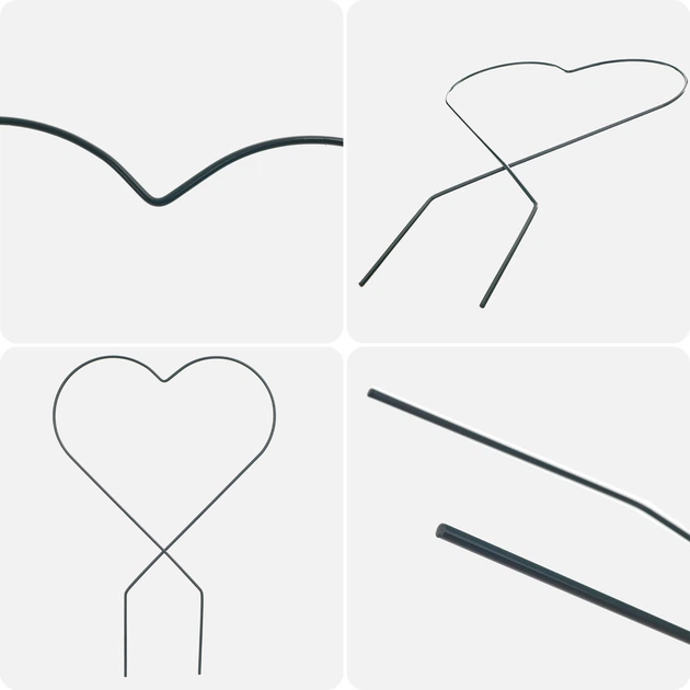 Підставки для горщиків Kadax Fora серце K11359 3 шт. - зображення 10