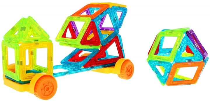 Магнітний конструктор Mini Magical Magnet 128 елементів (5903864902150) - зображення 2