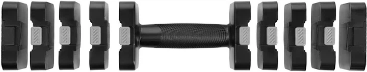 Zestaw hantli regulowanych HMS HL02 2 x 5 kg Czarne 17-47-400 (5908261682766) - obraz 3