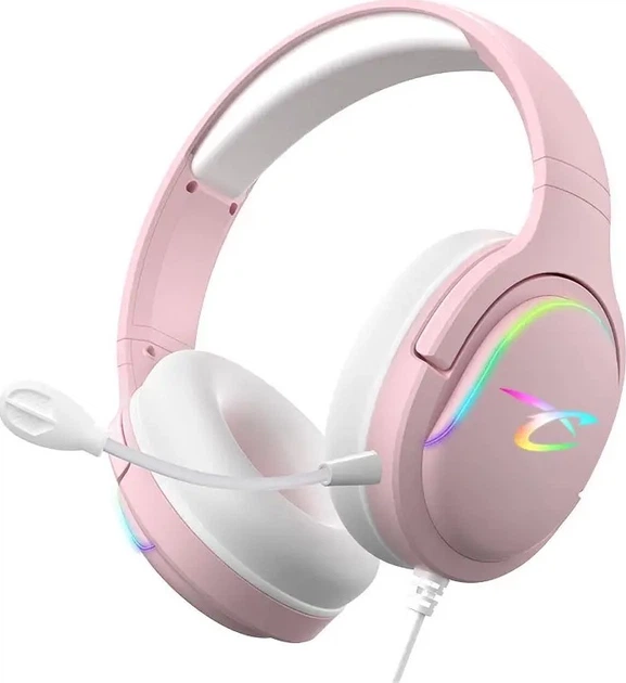 Навушники Subsonic Spectra LED Gaming Pink (SA5684-1) - зображення 5