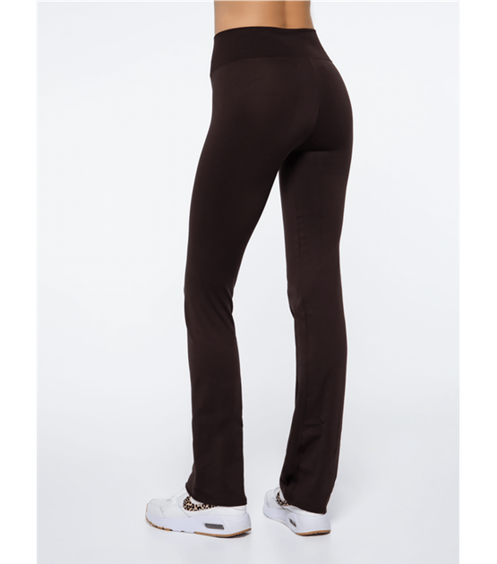 Легінси з високою посадкою і прямим кроєм - Giulia - LEGGINGS TUBES - L/XL - Chocolate - Фото 2 Легінси з високою посадкою і прямим кроєм - Giulia - LEGGINGS TUBES - L/XL - Chocolate - зображення 2