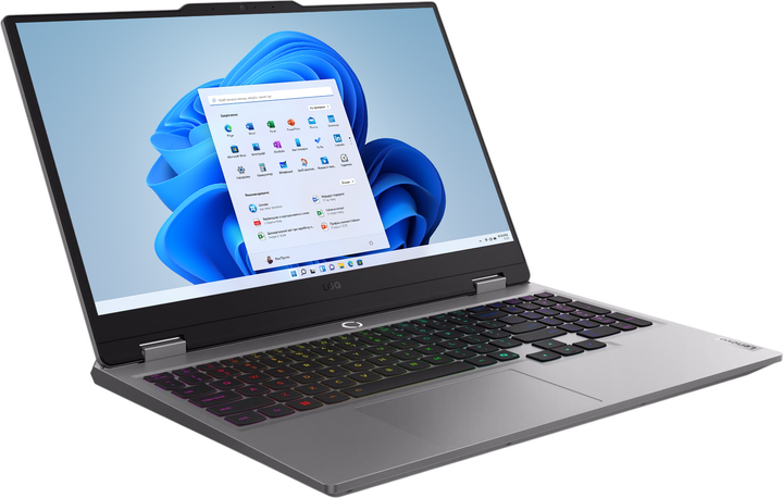 Laptop Lenovo LOQ 15AHP10 (83JG000QPB) Luna Grey - obraz 2