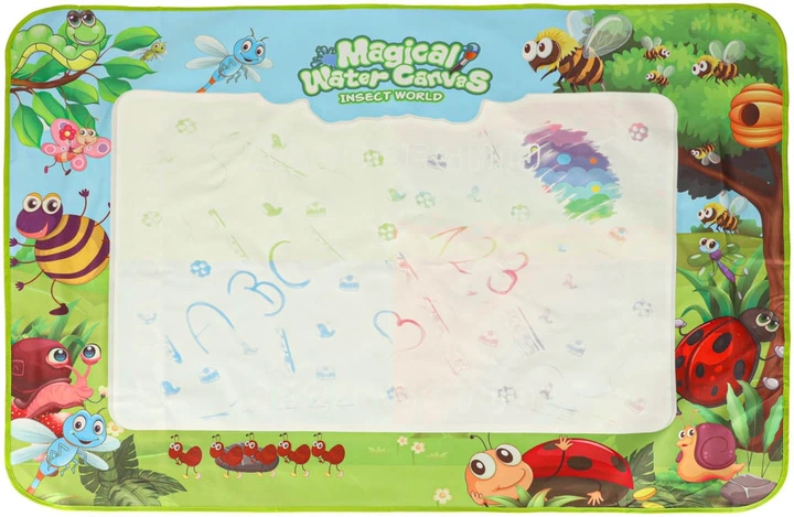 Килимок для малювання водою KIK 120×90 см Світ комах (5903039767812) - зображення 2