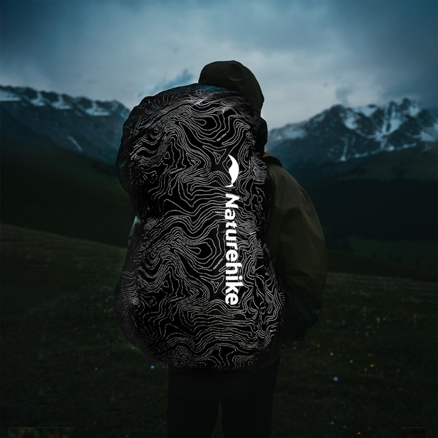 Чехол для рюкзака Naturehike CNK2450PJ010, L, черный - Фото 4 Чехол для рюкзака Naturehike CNK2450PJ010, L, черный - изображение 4