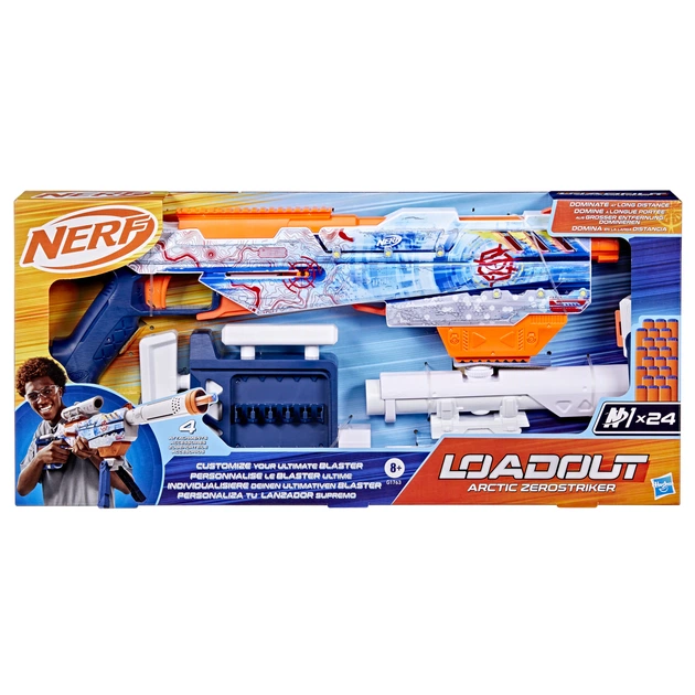Бластер игрушечный Hasbro Nerf Loadout Arctic Zerostriker (G1763) - изображение 3