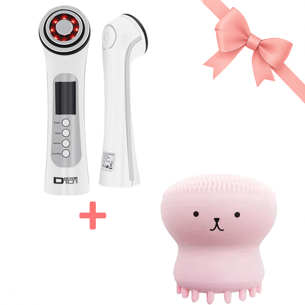Массажер для лица микротоковый Doctor-101 + RF лифтинг + EMS стимулятор + LED терапия для лифтинга кожи и омоложения (BP-1831) - Фото 2 Массажер для лица микротоковый Doctor-101 + RF лифтинг + EMS стимулятор + LED терапия для лифтинга кожи и омоложения (BP-1831) - изображение 2