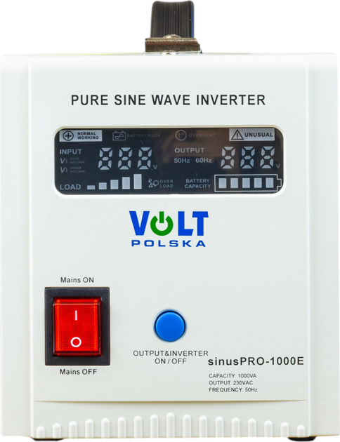ДБЖ Volt Polska SINUS PRO 1000 E 12/230V 700/1000W (3SP091012E) - зображення 2