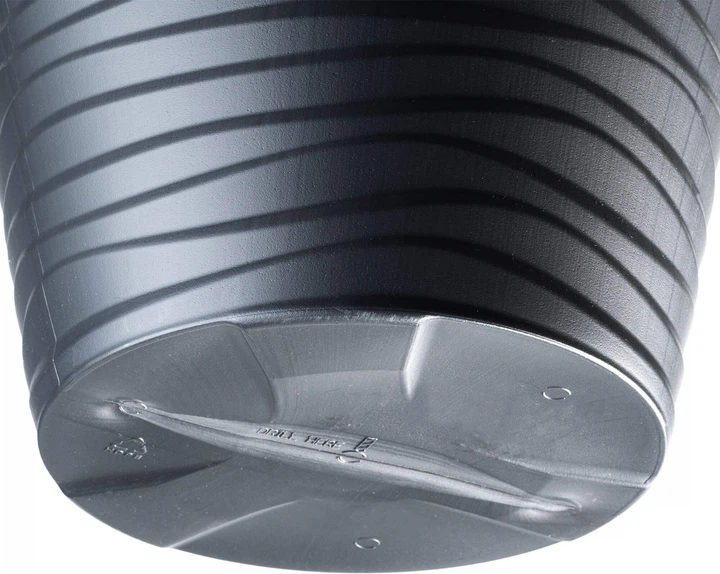 Круглий квітковий горщик Kadax Temara 35 см Антрацит (K746) - зображення 3