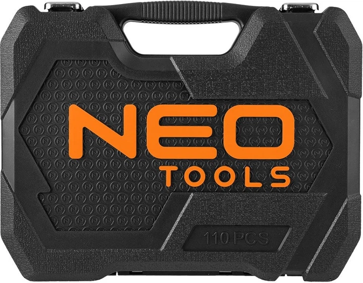 Набір торцевих насадок NEO Tools 1/2" 1/4" 110 шт. 10-211 (5907558433692) - зображення 4