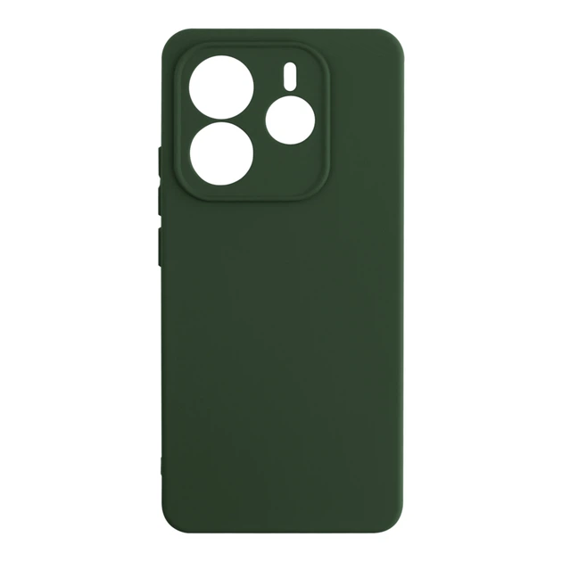 Чохол для Xiaomi Redmi Note 14 4G Silicone Cover Full Camera (A) Dark Green - Фото 1 Чохол для Xiaomi Redmi Note 14 4G Silicone Cover Full Camera (A) Dark Green - зображення 1