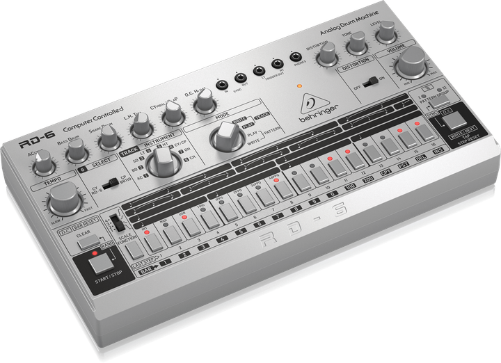 Драм-машина Behringer RD-6-SR 0720-ACY Срібний (4033653041126) - зображення 1