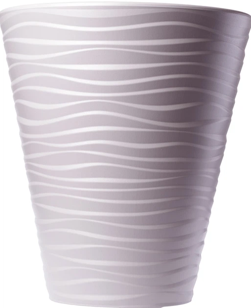 Круглий квітковий горщик Kadax Temara 40 см Сіро-бежевий (K4376) - зображення 3