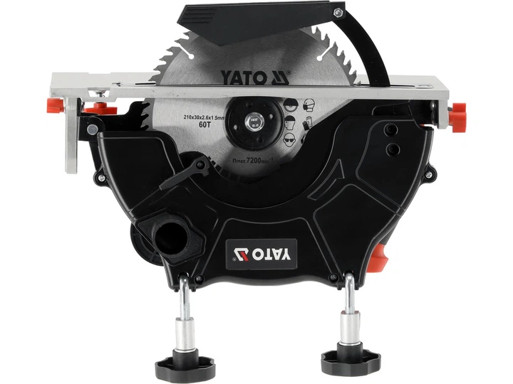 Pilarka tarczowa YATO 2000 W 210 mm z funkcją pilarki stołowej YT-82155 (5906083107368) - obraz 8