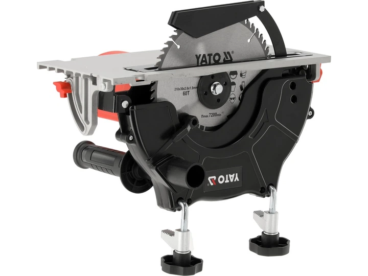 Pilarka tarczowa YATO 2000 W 210 mm z funkcją pilarki stołowej YT-82155 (5906083107368) - obraz 9