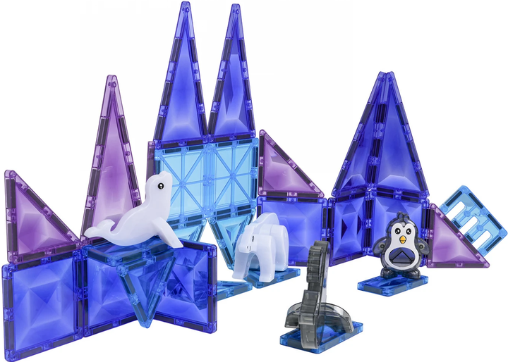 Магнітний конструктор 3D ICE SNOW 30 елементів (5903864973891) - зображення 4