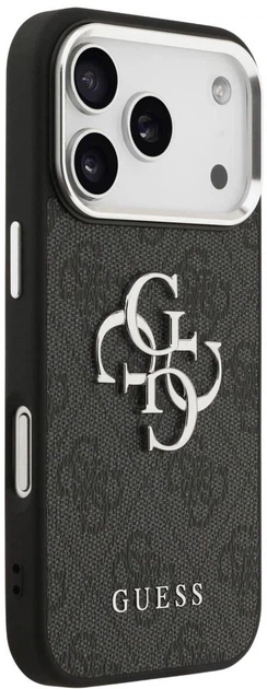 Etui Guess 4G Big 4G Classic Logo do Apple iPhone 17 Pro Black (3666339517779) - obraz 4