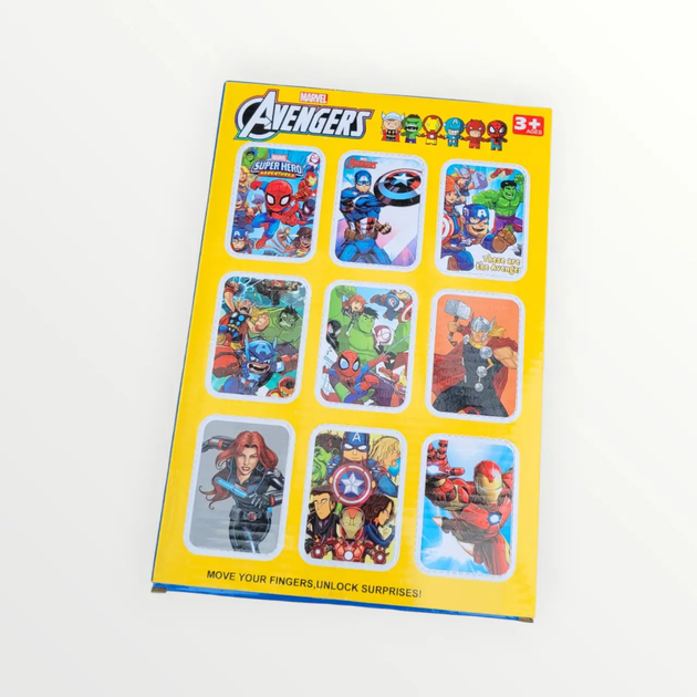 Комплект адвент календарь подарочный с фигурками игрушками брелоками для детей мальчиков девочек 9 ячеек (482157-Prob) Супер герои - изображение 2