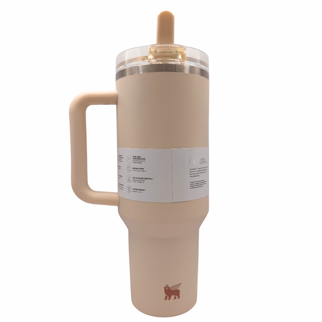 Термос термокружка Stanley Quencher ProTour Flip Straw Tumbler 1,18 л из нержавеющей стали Creamy Beige KT7001948 - изображение 7