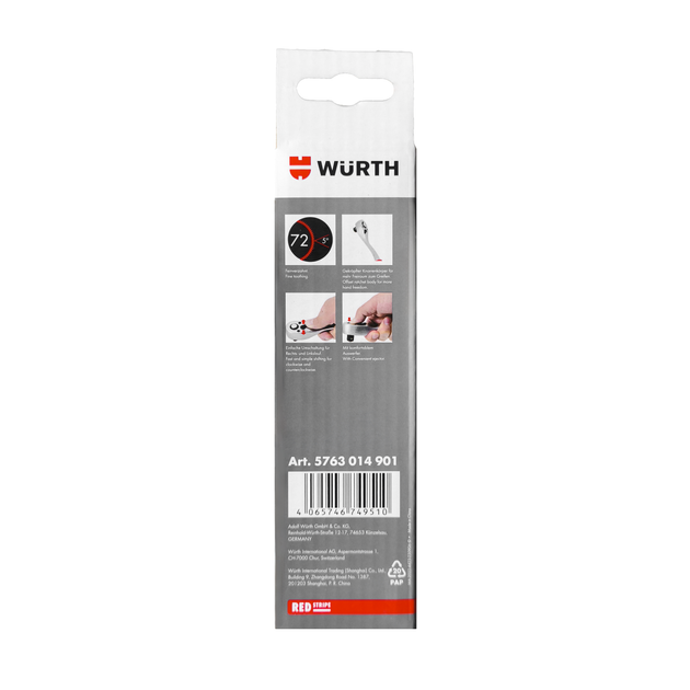 Тріскачка WURTH REDSTRIPE 1/4IN (5763014901) - зображення 4