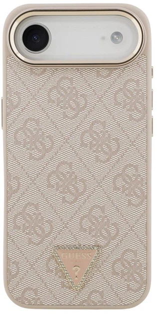 Панель Guess 4G Triangle Logo MagSafe для Apple iPhone Air Rose Gold (3666339521448) - зображення 3