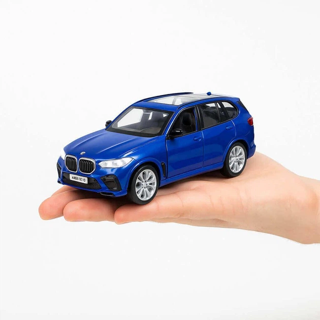 Игрушечная машинка Автопром BMW X5M 1:32 — металлическая, свет и