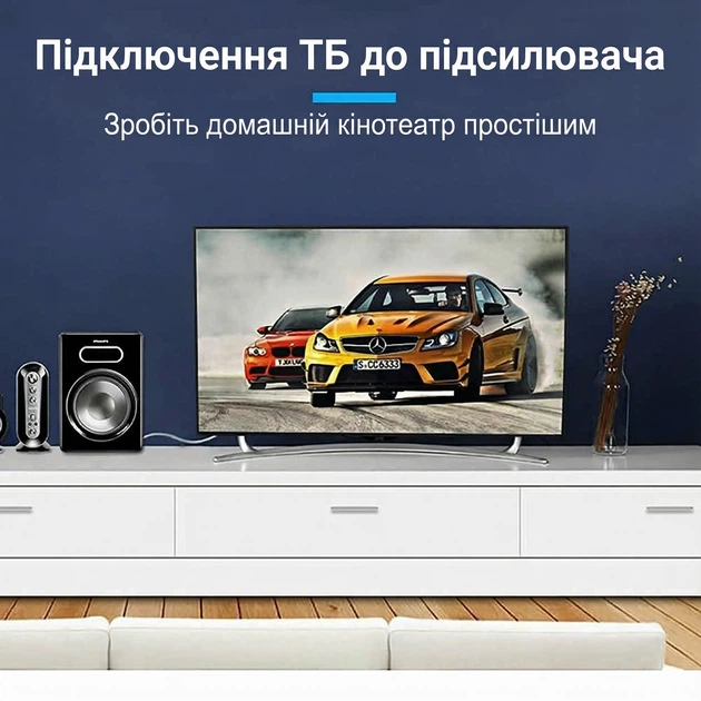 Аудиокабель Vention 3.5 мм - 2RCA 2 м Hi-Fi, позолоченные контакты, алюминиевый корпус Черный (BCFBH) - изображение 3