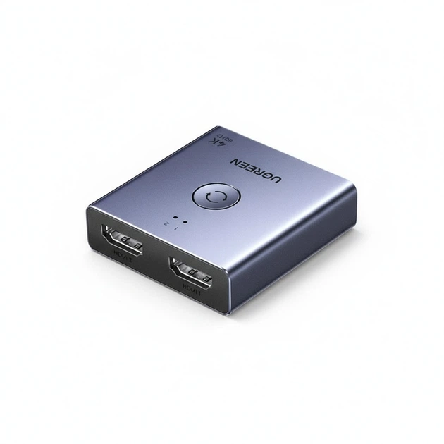 Переключатель HDMI Ugreen AW501 двунаправленный 2.0 4K 60Hz, 2K 144Hz, 1080P 240Hz Темно-серый (55006) - Фото 1 Переключатель HDMI Ugreen AW501 двунаправленный 2.0 4K 60Hz, 2K 144Hz, 1080P 240Hz Темно-серый (55006) - изображение 1