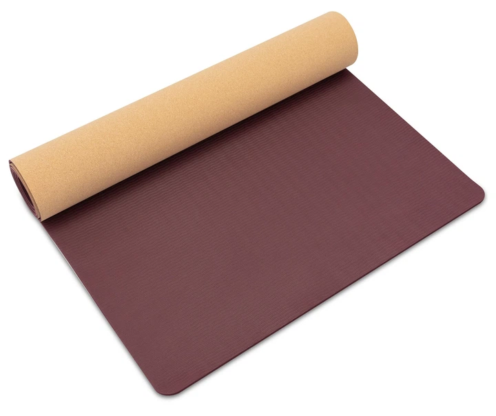 Mata korkowa do jogi Spokey SAVASANA (5905339430656) - obraz 4