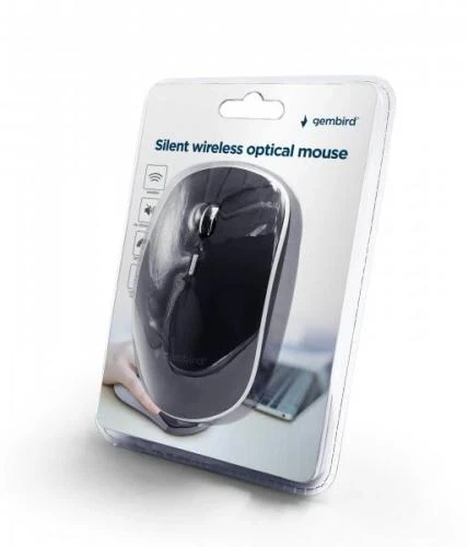 Миша Gembird MUSW-4BS-01 бездротова, Black, безшумна, dpi:1600, USB, AAx1 шт - Фото 6 Миша Gembird MUSW-4BS-01 бездротова, Black, безшумна, dpi:1600, USB, AAx1 шт - зображення 6