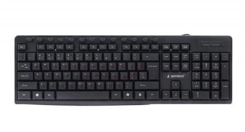 Клавіатура Gembird KB-UM-107 Black, мультимедійна, USB - зображення 5