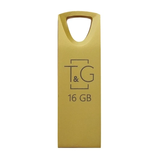 Флеш накопичувач USB 16Gb T&G Metal TG117, Gold, USB 2.0 (TG117GD-16G) - Фото 2 Флеш накопичувач USB 16Gb T&G Metal TG117, Gold, USB 2.0 (TG117GD-16G) - изображение 2