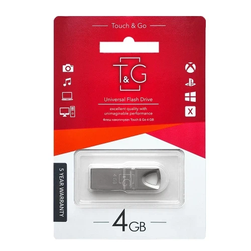 Флеш накопичувач USB 4Gb T&G Metal TG117, Silver, USB 2.0 (TG117SL-4G) - Фото 5 Флеш накопичувач USB 4Gb T&G Metal TG117, Silver, USB 2.0 (TG117SL-4G) - зображення 5