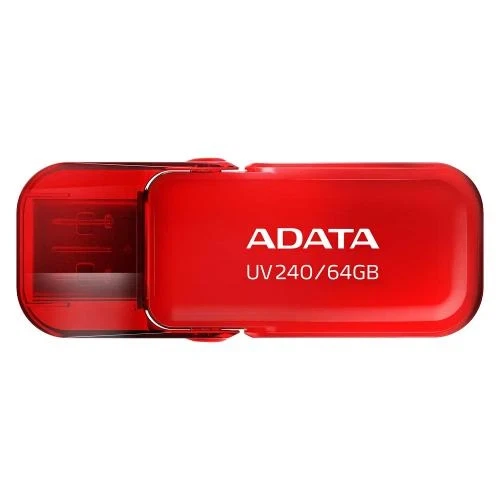Флеш накопитель USB 64Gb ADATA UV240, Red, USB 2.0 (AUV240-64G-RRD) - изображение 5