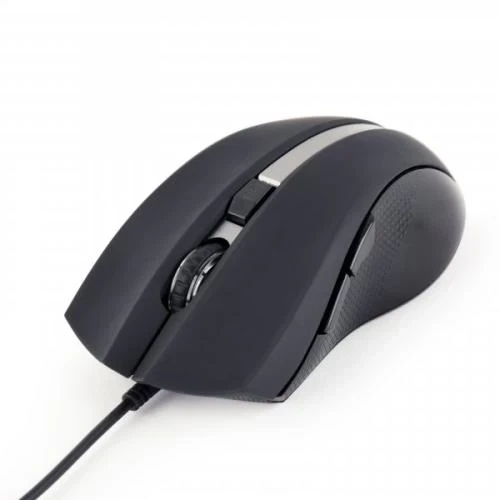 Мышь Gembird MUS-GU-02, Black, USB, лазерная, 800/1200/1600/2400 dpi, 6 кнопок, 1.8 м - изображение 6