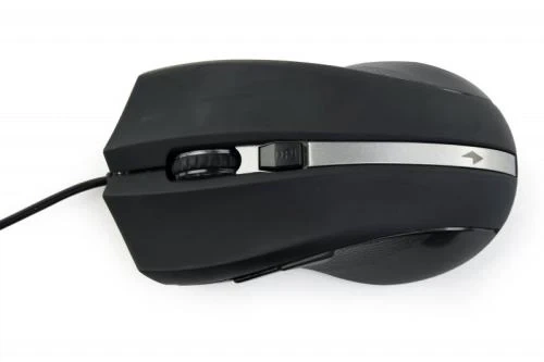 Мышь Gembird MUS-GU-02, Black, USB, лазерная, 800/1200/1600/2400 dpi, 6 кнопок, 1.8 м - изображение 8