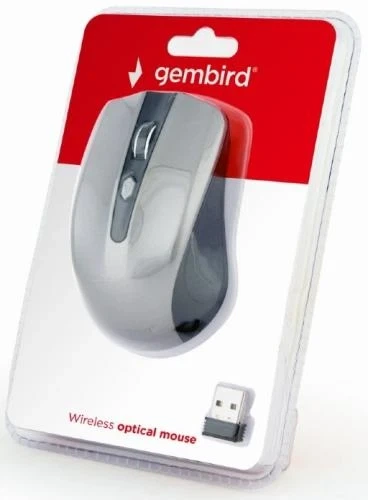 Мышь Gembird MUSW-4B-04-BG беспроводная, Black/Grey, dpi:1600, USB, 2xAAА (MUSW-4B-04-BG) - изображение 6