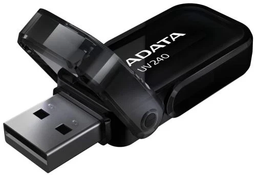 Флеш накопитель USB 32Gb ADATA UV240, Black, USB 2.0 (AUV240-32G-RBK) - Фото 2 Флеш накопитель USB 32Gb ADATA UV240, Black, USB 2.0 (AUV240-32G-RBK) - изображение 2