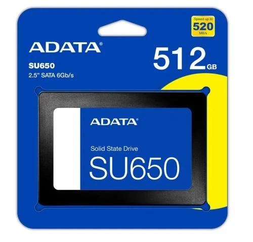 Твердотельный накопитель SSD 512Gb, ADATA Ultimate SU650, SATA3, 2.5" (ASU650SS-512GT-R) - изображение 2