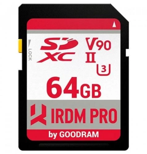 Карта памяти SDXC, 64Gb, Goodram IRDM PRO S9B0 (IRP-S9B0-0640R11) - изображение 2