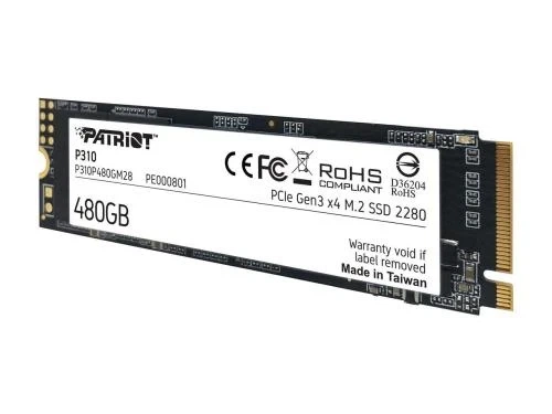 Твердотельный накопитель SSD 480Gb, Patriot P310, PCI-E 3.0 x4, M.2 (P310P480GM28) - изображение 7