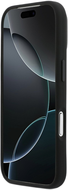 Etui BMW M Silicon Horizontal Line MagSafe do Apple iPhone 17 Pro Max Black (BMHMP17X25SHOTSK) - obraz 5