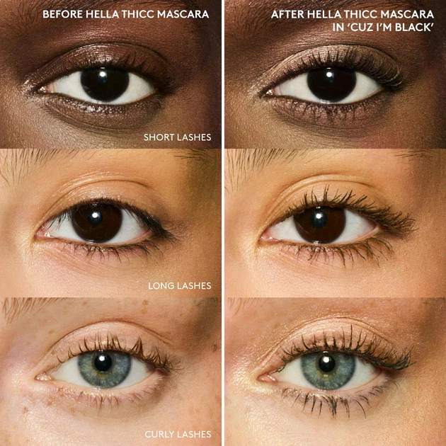 Тушь для ресниц Fenty Beauty by Rihanna Hella Thicc для увеличения объема, черная 10ml - Фото 3 Тушь для ресниц Fenty Beauty by Rihanna Hella Thicc для увеличения объема, черная 10ml - изображение 3