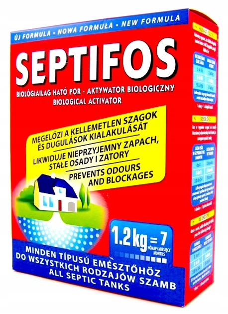 Засіб для вигрібних ям та септиків Septifos 1.2 кг (5099831646100) - зображення 2