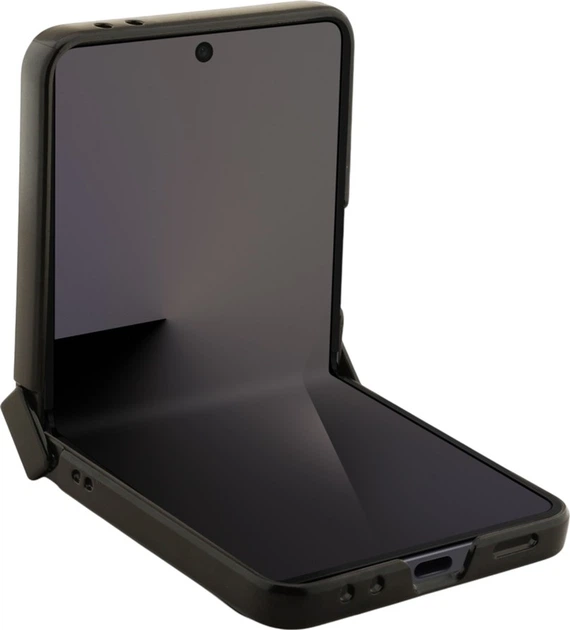 Панель Guess 4G Classic MagSafe для Samsung Galaxy Flip 7 Black (GUHMZF7P4MSEGCK) - зображення 3