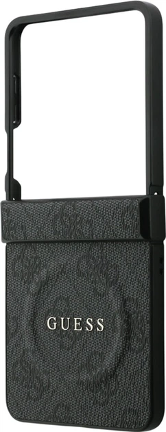 Панель Guess 4G Classic MagSafe для Samsung Galaxy Flip 7 Black (GUHMZF7P4MSEGCK) - зображення 4